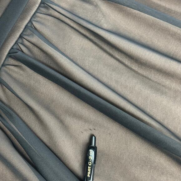 NWD Connected Apparel Black Chiffon Sleeveless Midi Dress Formal Womens Size 10 - Picture 12 of 12